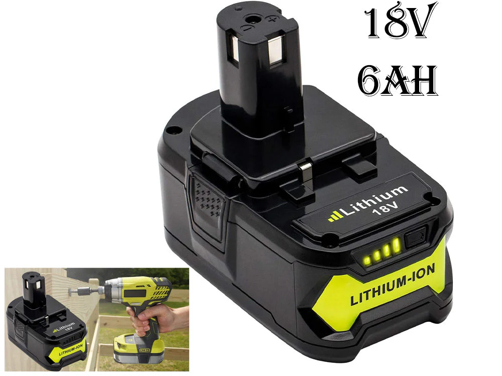 Ryobi 18V 6AH Battery Compatible Replacement Battery - Image 3