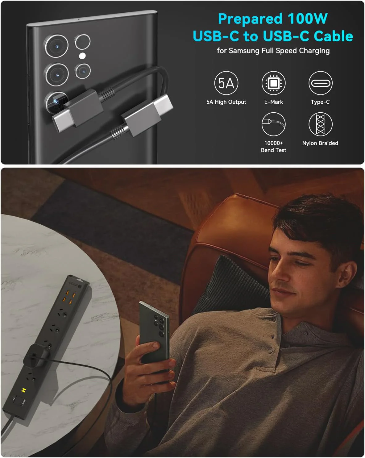 Samsung 25W Fast Charger With Type C Cable Replacement - Image 6