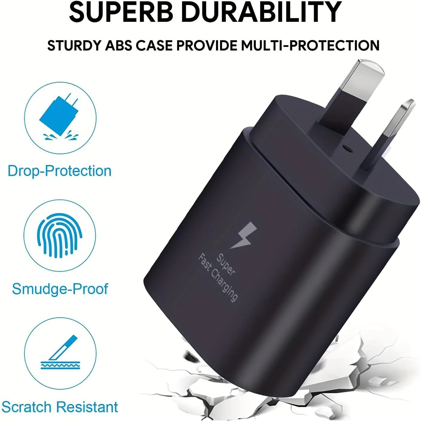 Samsung 25W Fast Charger With Type C Cable Replacement - Image 9