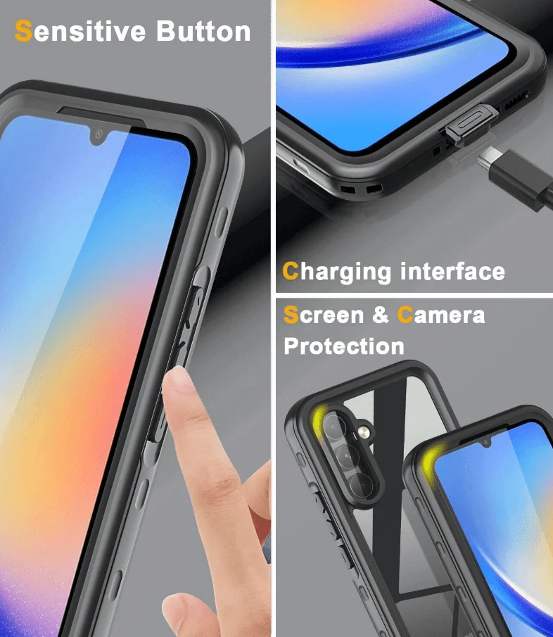 Samsung Galaxy A15 4G/5G Waterproof Case Redpepper Full Protection - Image 2