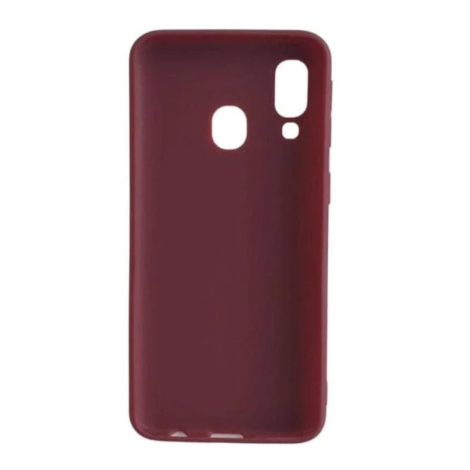 Samsung Galaxy A40 Case (Maroon) - Image 2
