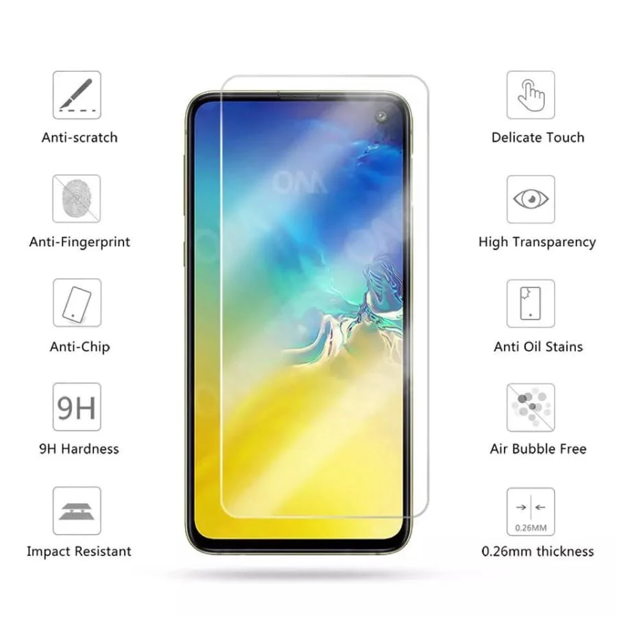 Samsung Galaxy S10e Glass Screen Protectors (Pack of 2) - Image 2