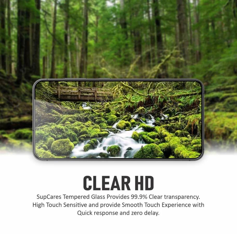 Samsung Galaxy S20 FE Clear Tempered Glass Screen Protector - Image 3