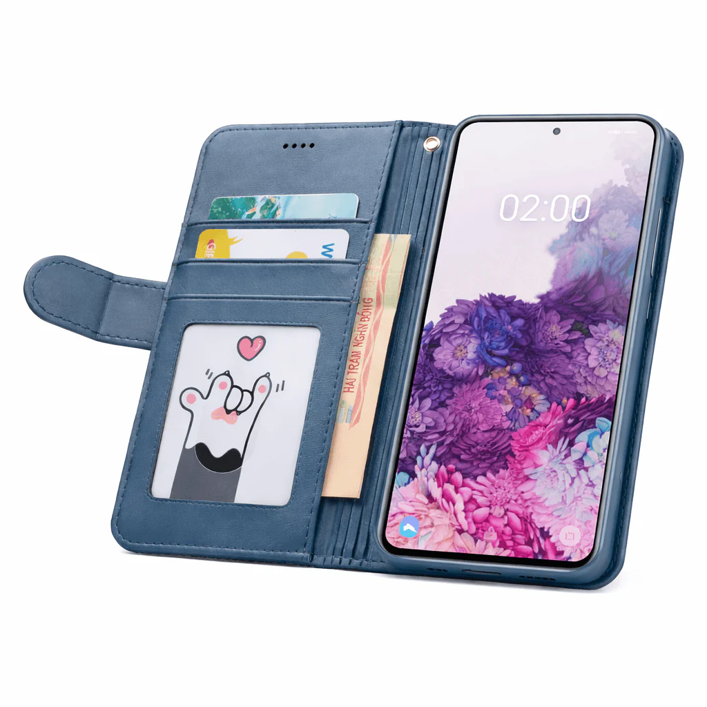 Samsung Galaxy S20 Ultra Flip Wallet Case Cowhide Dot Pattern - Image 9
