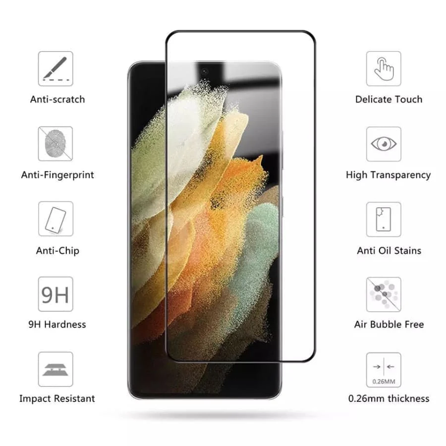 Samsung Galaxy S21 Ultra (2 in 1) Glass Screen Protector - Image 2