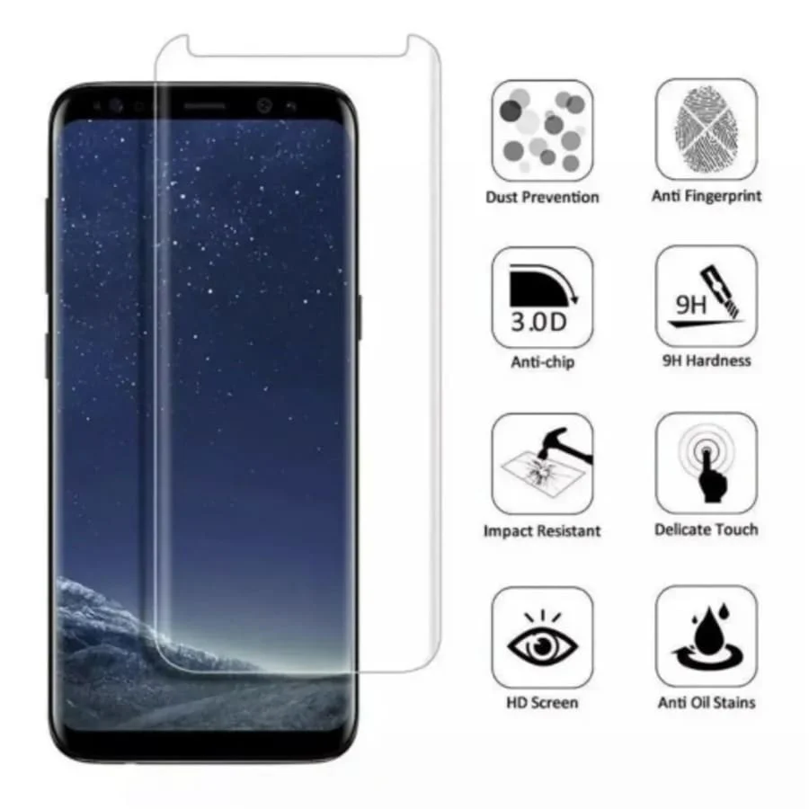 Samsung Galaxy S8 Plus Glass Screen Protectors (Pack of 2) - Image 2