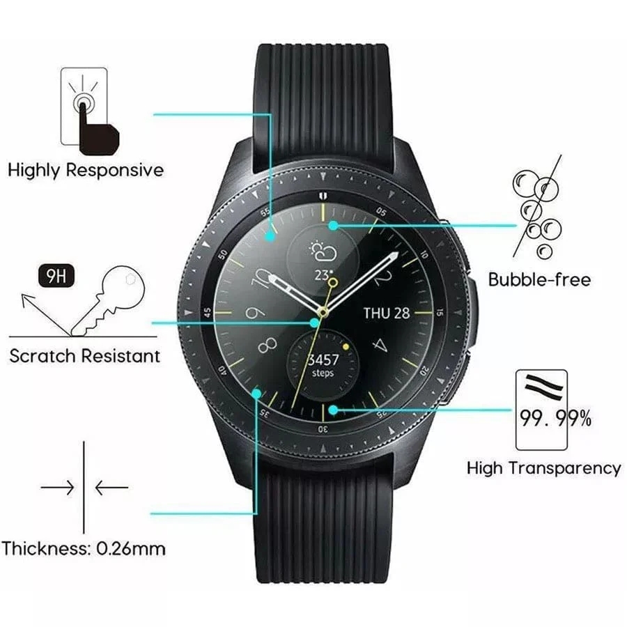 Screen Protectors for Samsung Galaxy Watch (42mm) (Pack of 2) - Image 5