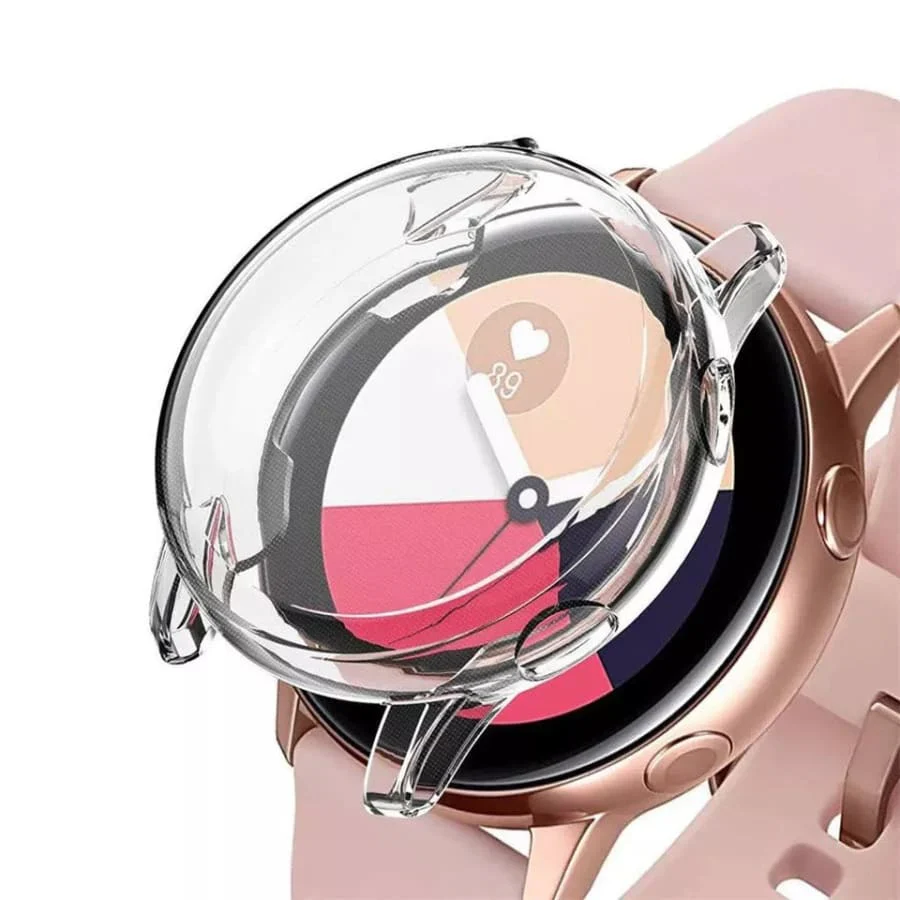 Protective Case for Samsung Galaxy Watch Active 2 (40mm) (Clear) - Image 2