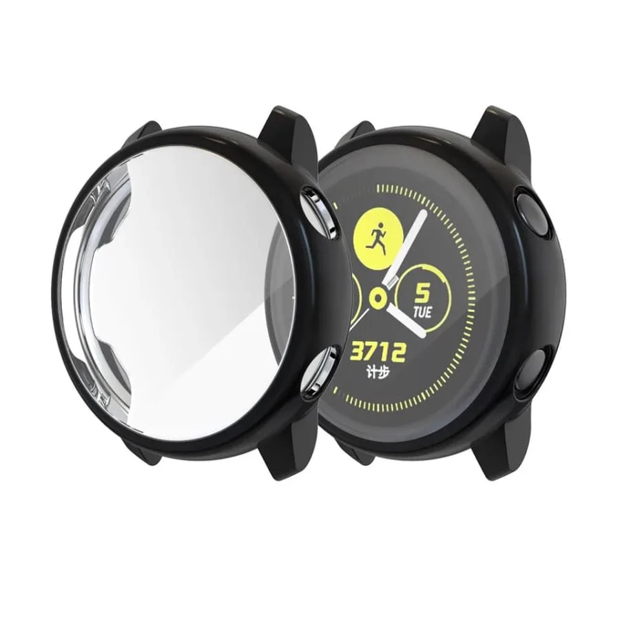 Protective Case for Samsung Galaxy Watch Active (40mm) (Black) - Image 2