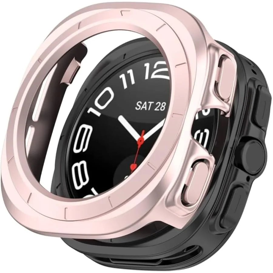 Protective Case for Samsung Galaxy Watch Ultra (47mm) / Watch Ultra 2 (2025) (Rosegold)