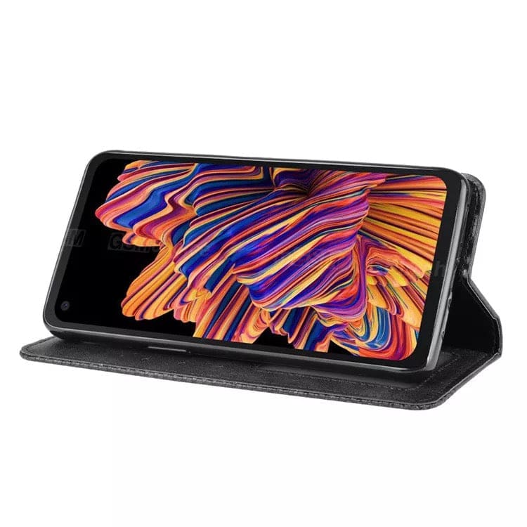 Samsung Galaxy Xcover Pro Wallet Case (Grey) - Image 4