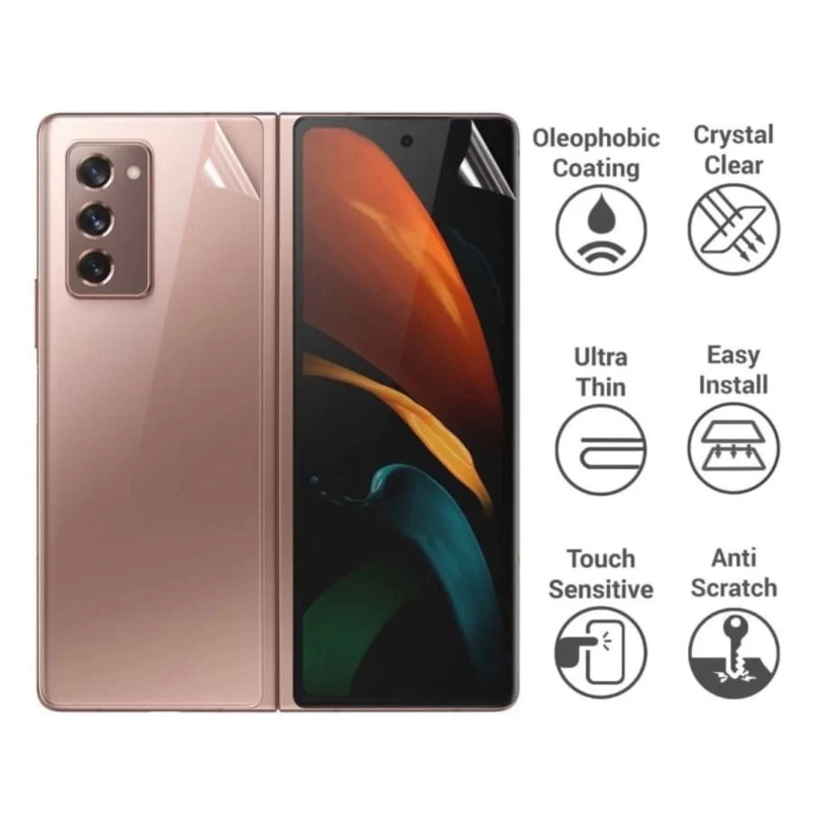 Samsung Galaxy Z Fold 2 Screen Protector (3 in 1 Pack) - Image 2