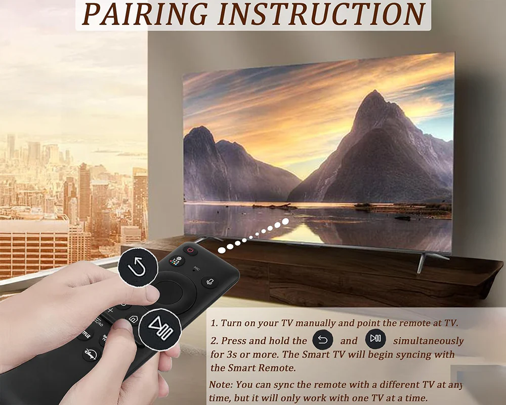 Samsung TV Remote Solar Smart TV Remote Repalcement - Image 5