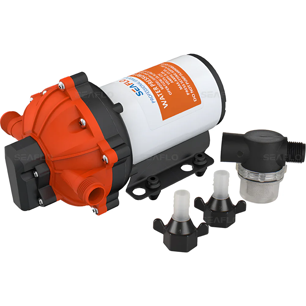 Seaflo 12V Dc Diaphragm Pump 5.0Gpm 60Psi