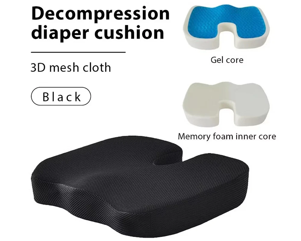 Seat Cushion for Office Chair Memory Foam Seat Cushion for Office Chair Ergonomic Support - Image 8