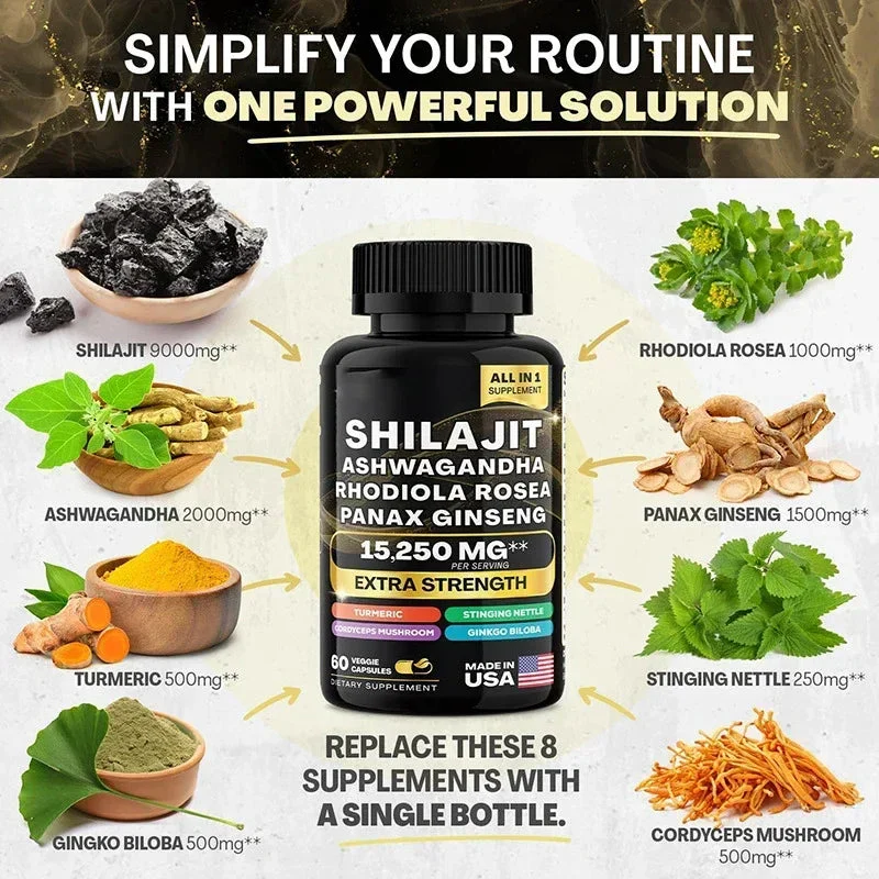 Shilajit 60 Capsules Vitality Support - Image 7