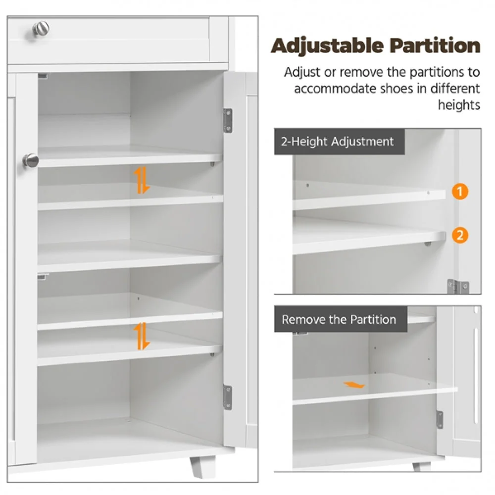 Shoe Storage Cabinet Adjustable Shoe Rack - Image 7
