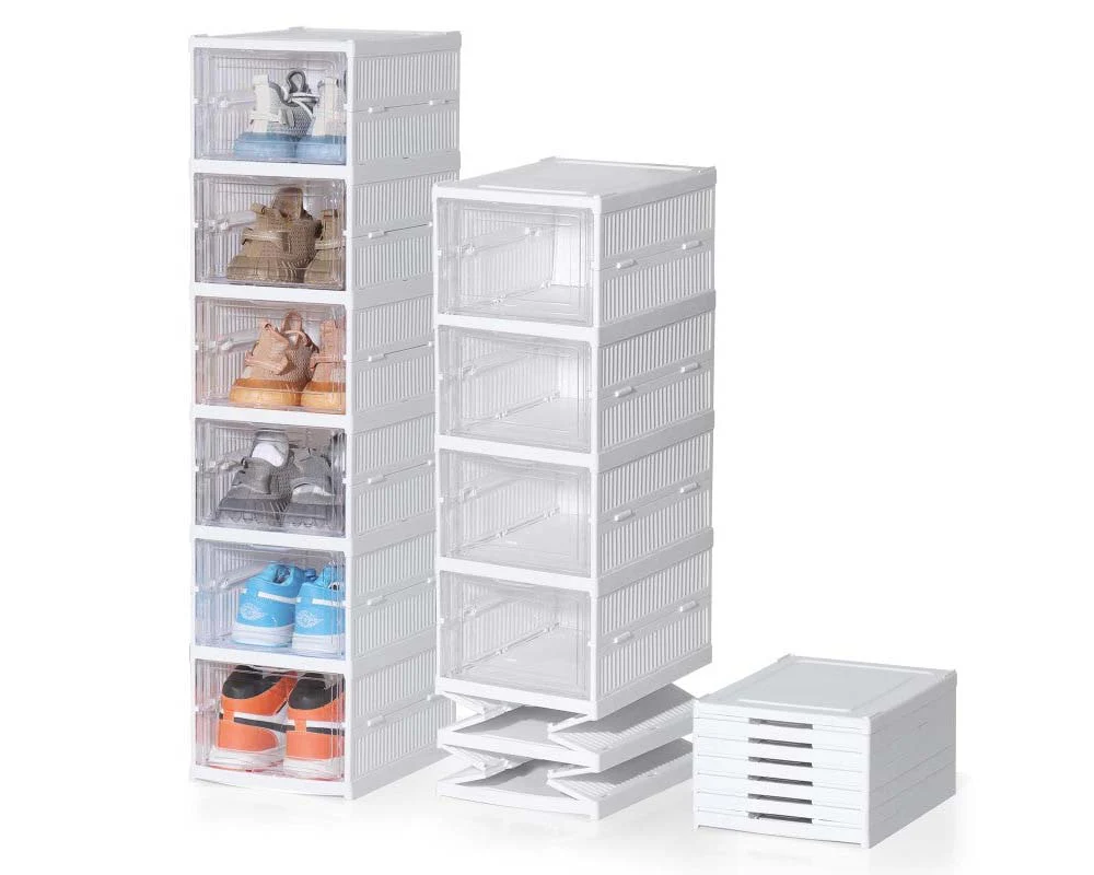 Shoes Box Rack Shoe Organizer Stackable Storage Drawer - Image 10