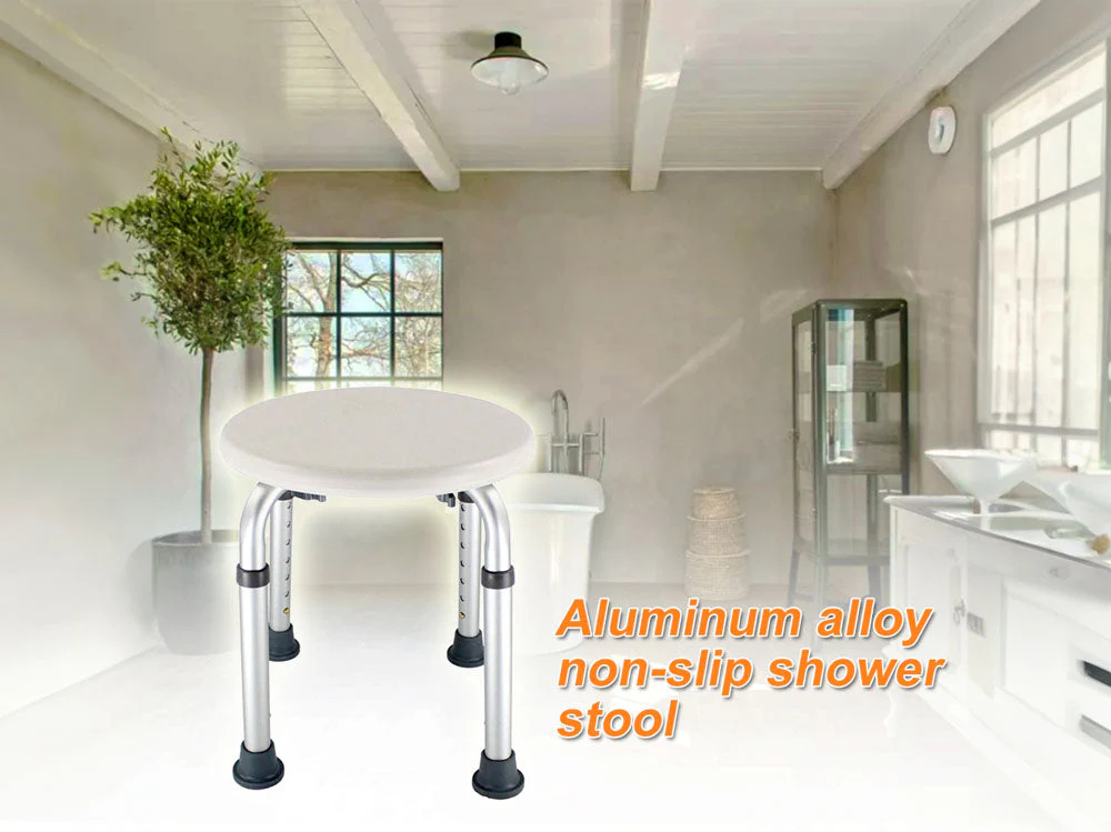 Shower Stool Height Adjustable - Image 5