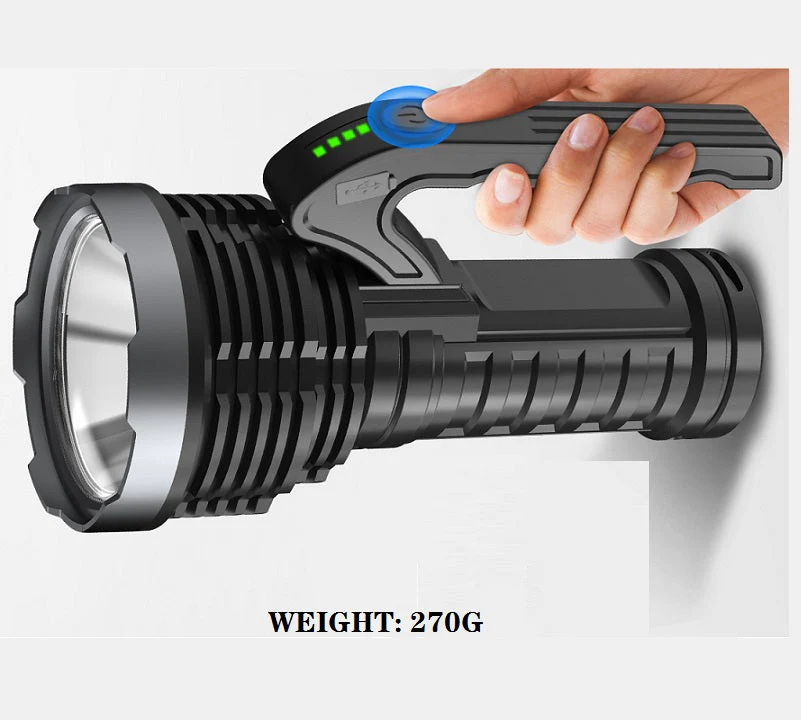SL02 USB Rechargeable Brightness Long-rang LED Flashlight - Image 4