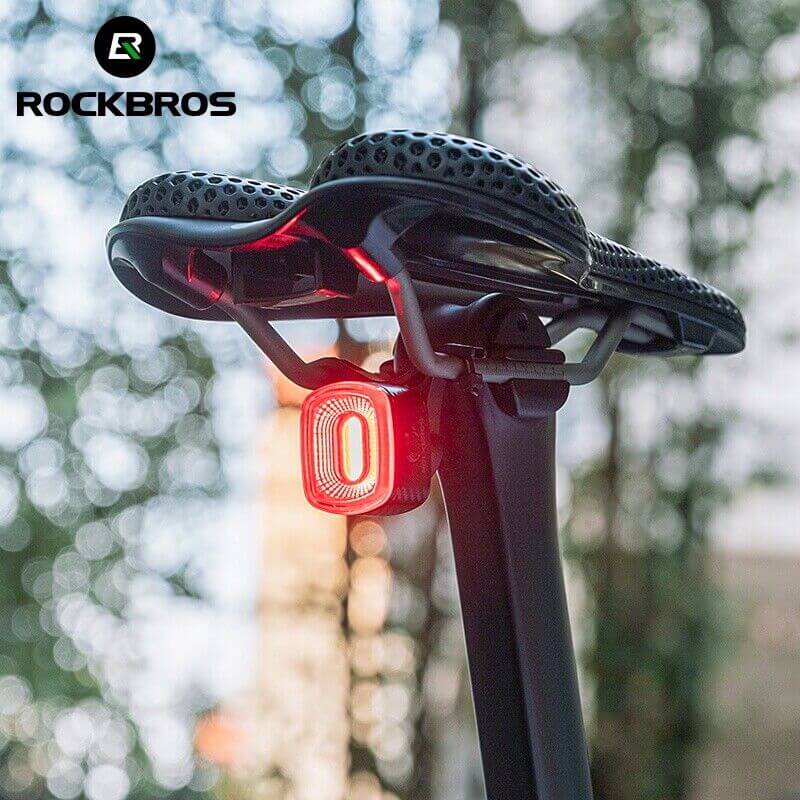 Smart Bike Tail light Sensor Brake Bicycle Rear Light Saddle Seat Light - Image 5