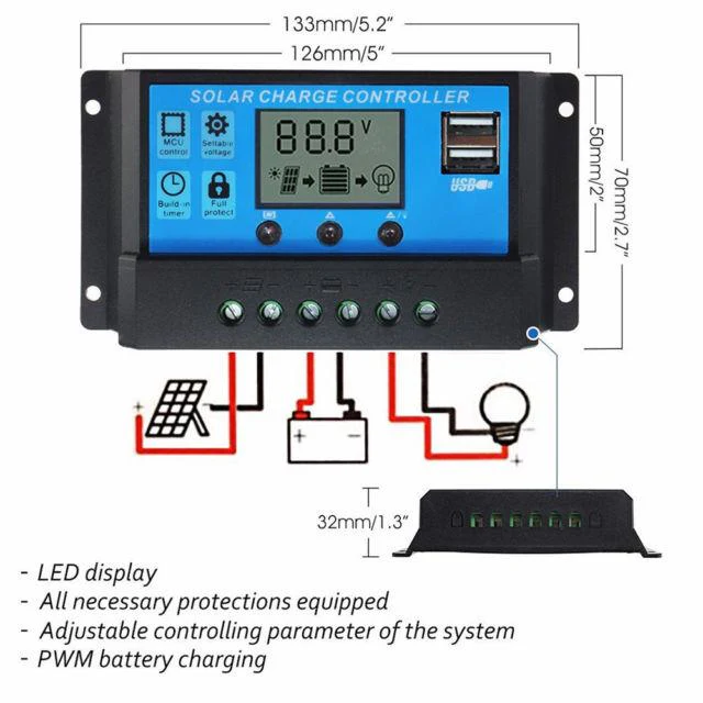 Solar Controller 20A - Image 5