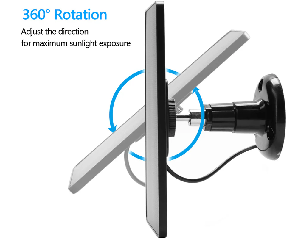Solar Panel for CCTV Security Camera Eufy Arlo Wyze Swann Reolink Ring Blink - Image 3