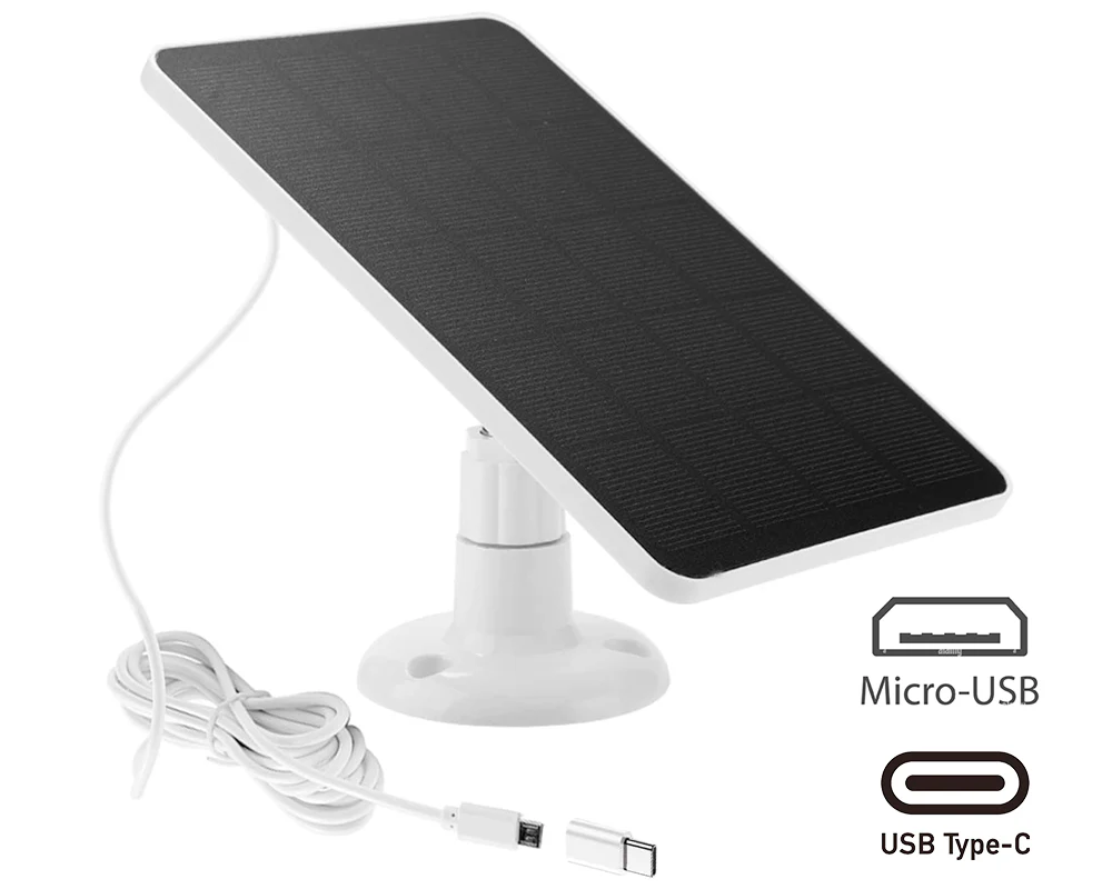 Solar Panel for CCTV Security Camera Eufy Arlo Wyze Swann Reolink Ring Blink - Image 8
