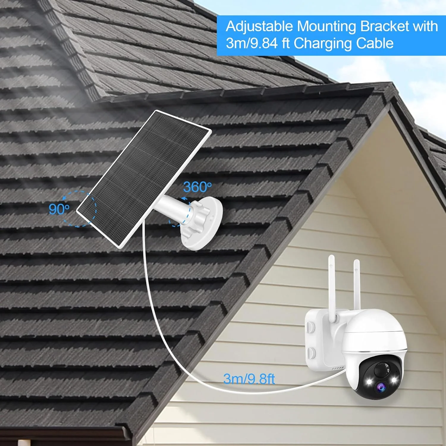 Solar Panel for Security Camera - Image 3