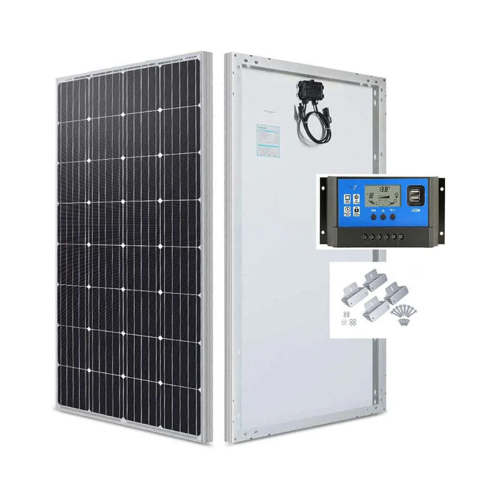 Solar Panel Mono Crystalline 100W with controller and mount
