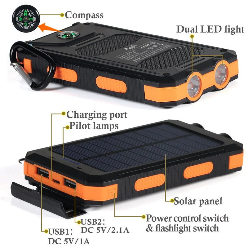 Solar Power Bank Solar Charger - Image 8
