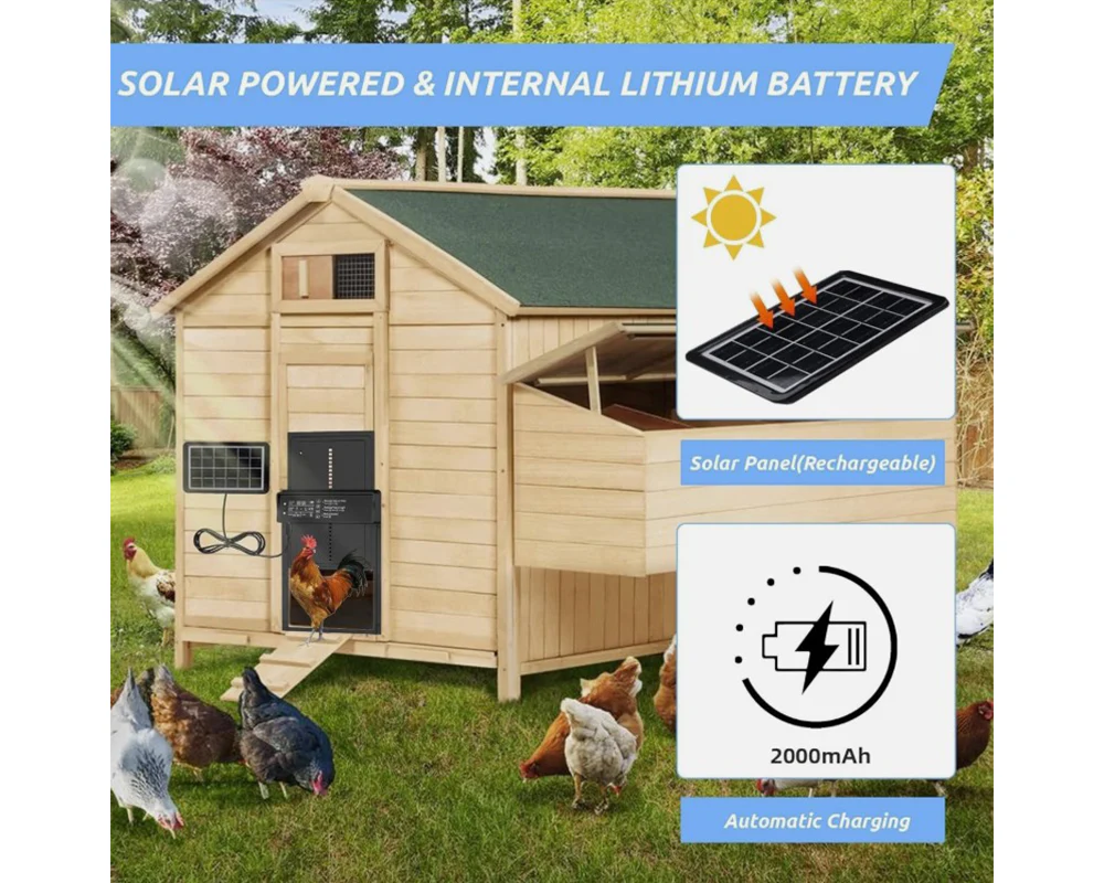 Solar-Powered Automatic Chicken Coop Door - Image 7