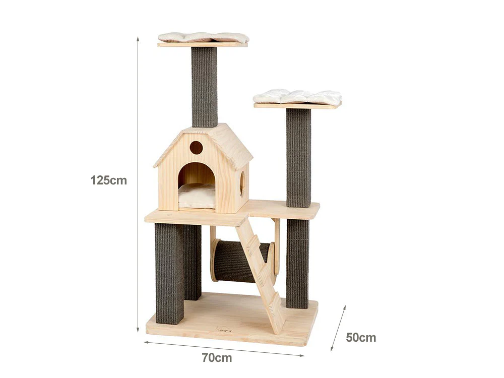 Solid Wood Cat Tree - Image 7