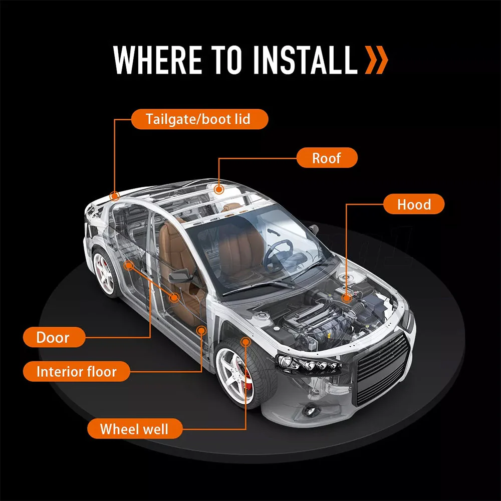 Sound Deadener Car Insulation Sound Proofing Deadening Mat - Image 8