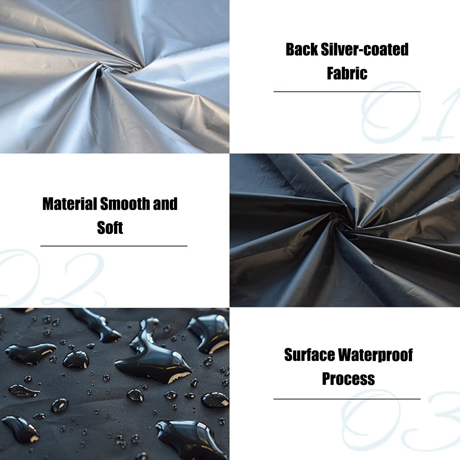 Square Hot Tub Cover 231×231×30cm – Waterproof Spa Cover Outdoor Protection - Image 4