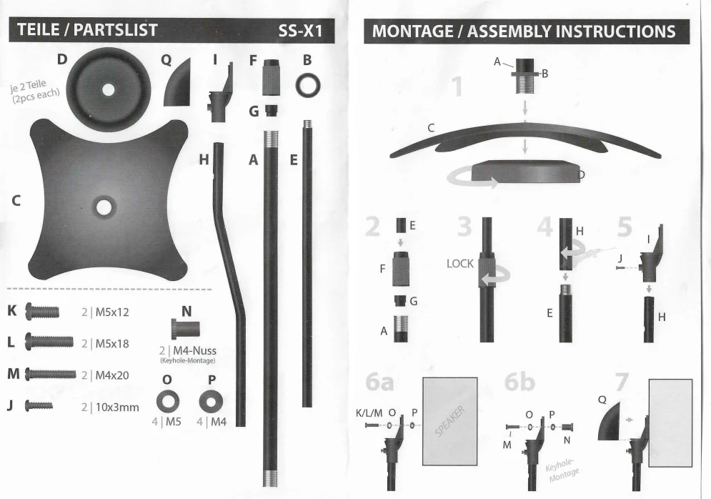 Speaker Stands Set of Two Speakers - Image 13