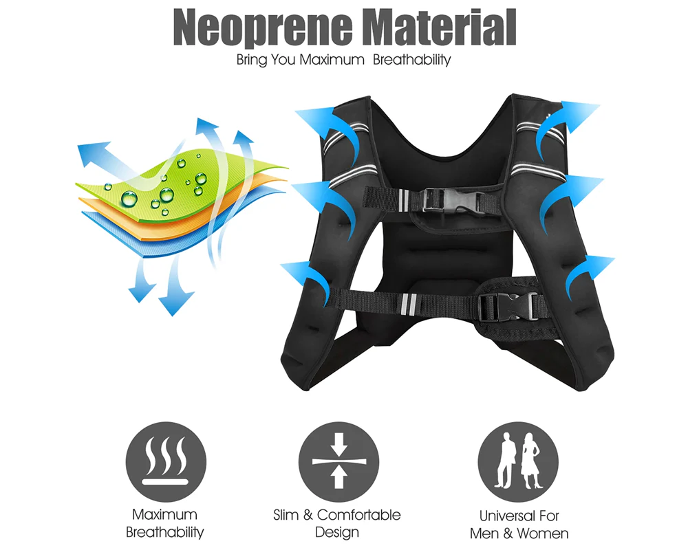 Sport Weighted Vest Workout Equipment 8kg - Image 5