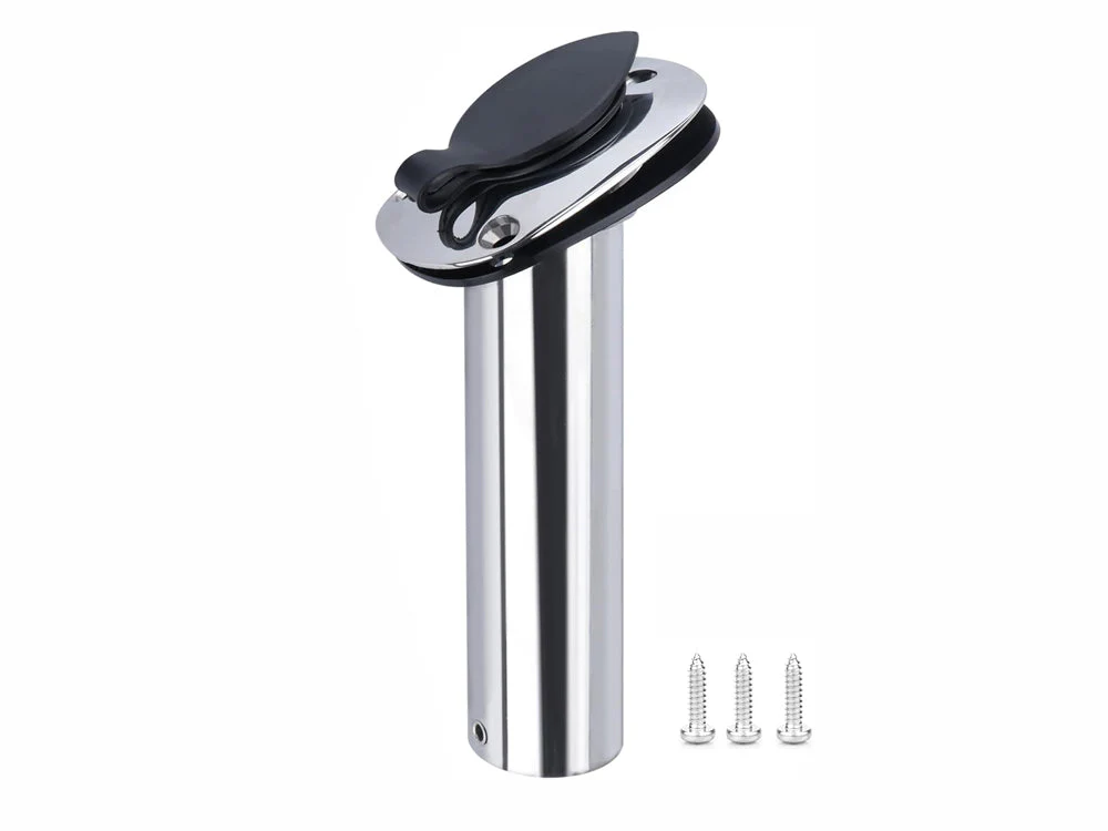 Stainless Steel 30 Degree Flush Mount Fishing Rod Holder
