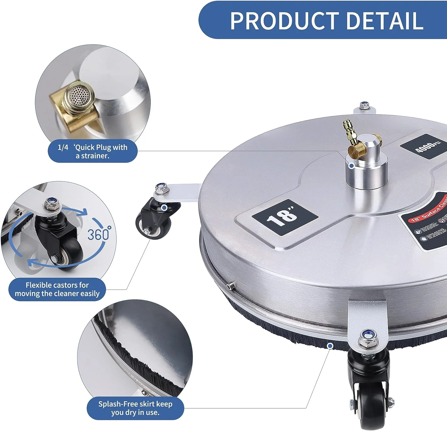 Stainless Steel Surface Cleaner 18 Inch - Image 8