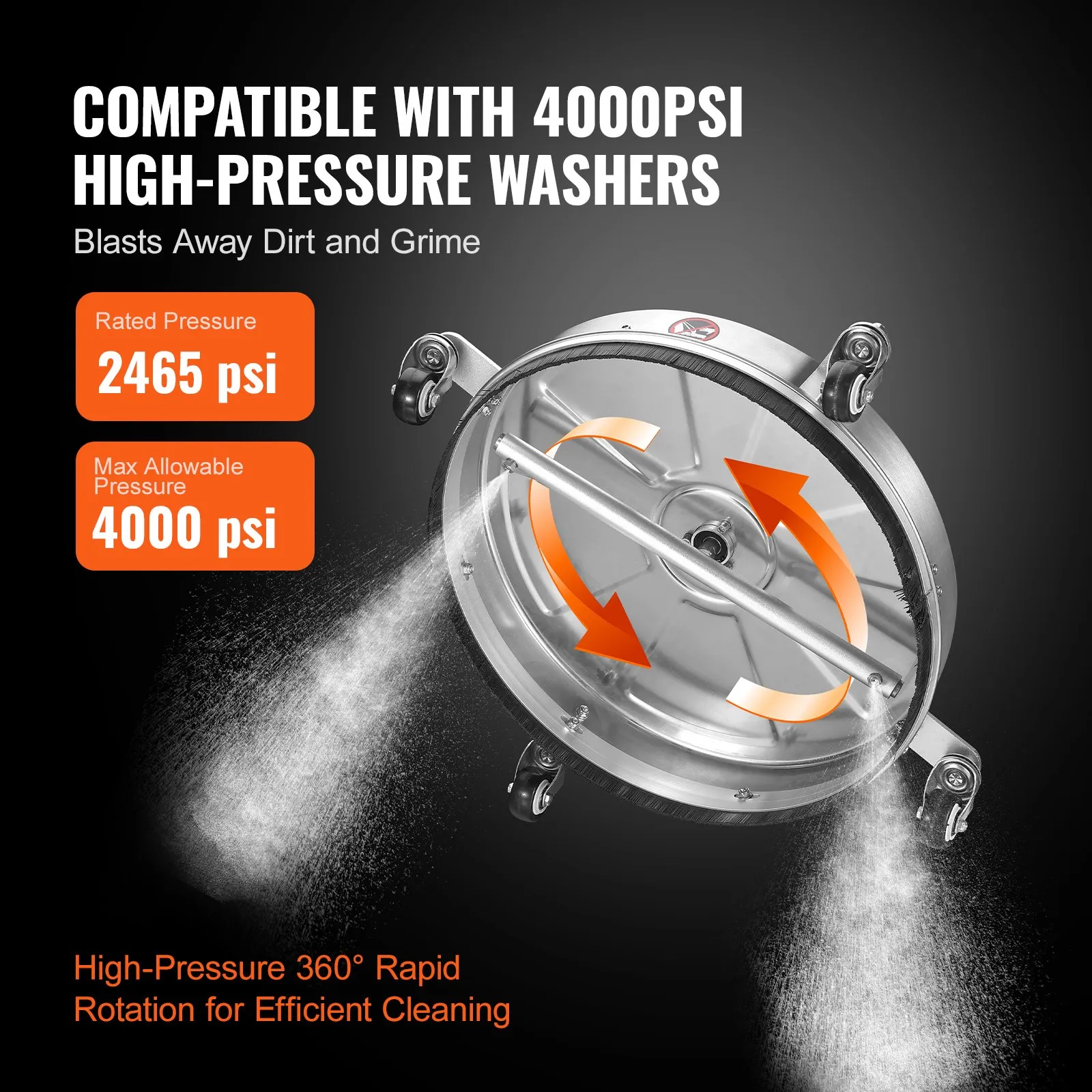 20" Pressure Washer Surface Cleaner - Image 2