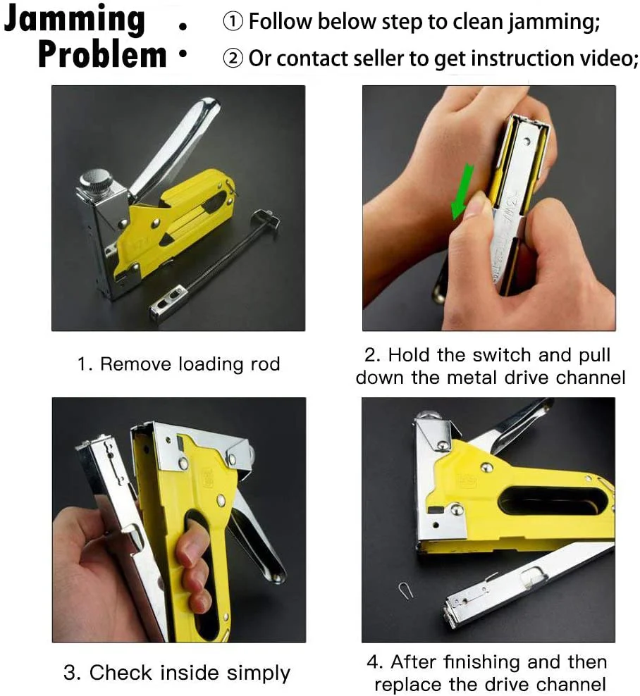 Staple Gun, 3 Way Stapler Tool Kit 3 - In - 1 - Image 7