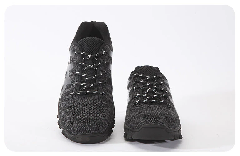 Steel Toe Summer Work Shoes Anti Piercing Lightweight Sneakers Hiking Shoes - B - Image 3