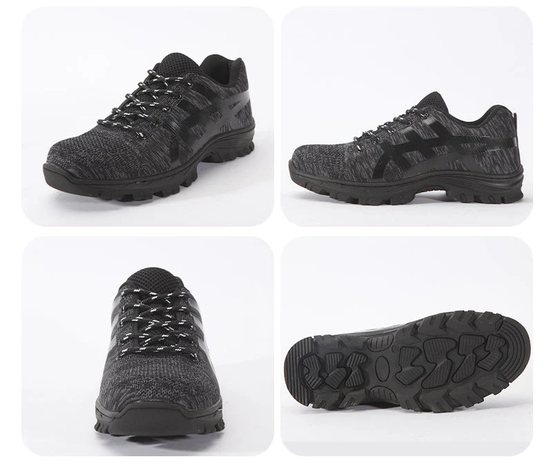 Steel Toe Work Shoes Anti Piercing Lightweight Sneakers Hiking Shoes - Image 4