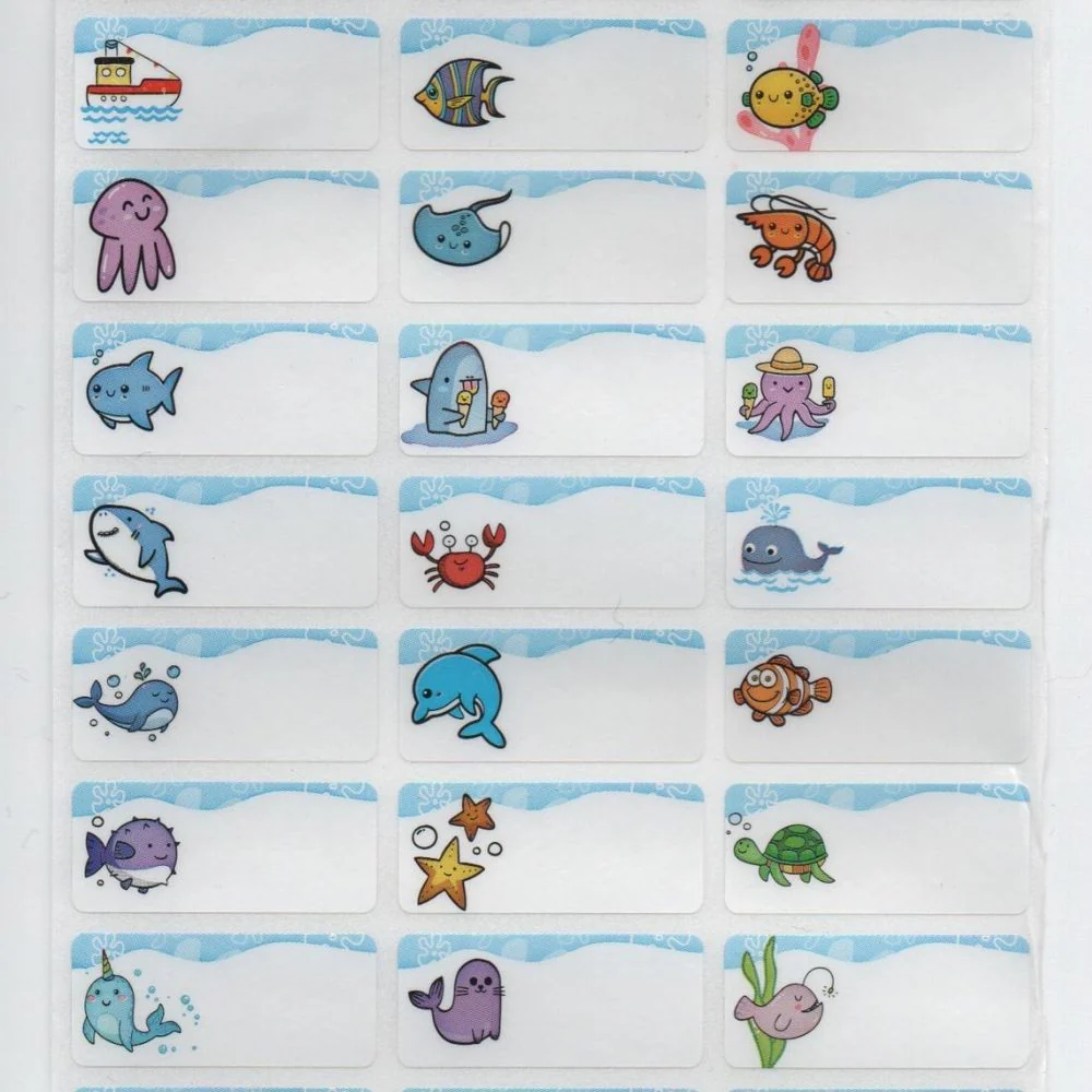 Stick On Name Labels-50 Labels - Image 5