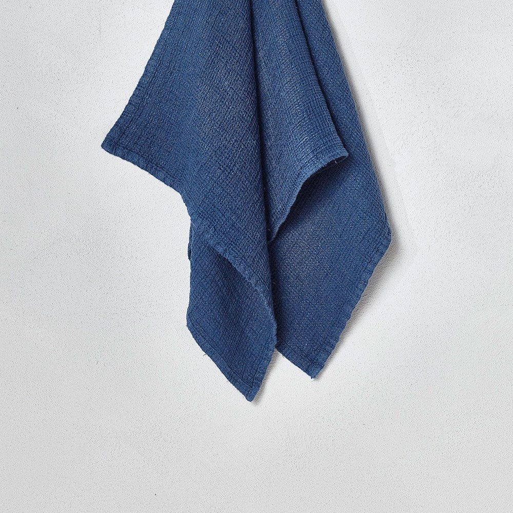 Stone Wash Linen Waffle Face Cloth - Image 2