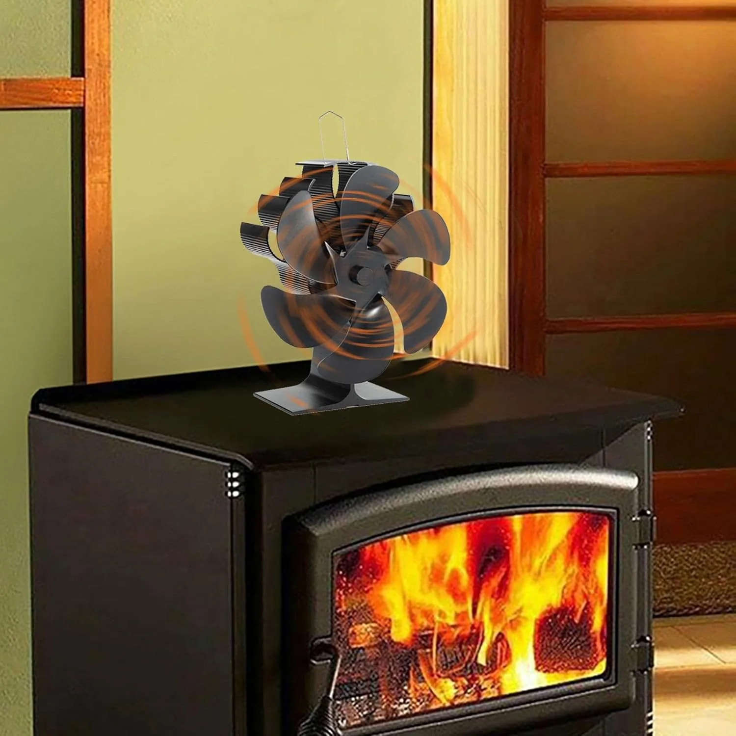 Stove Fan Heat Powered Stove Fan - Image 8