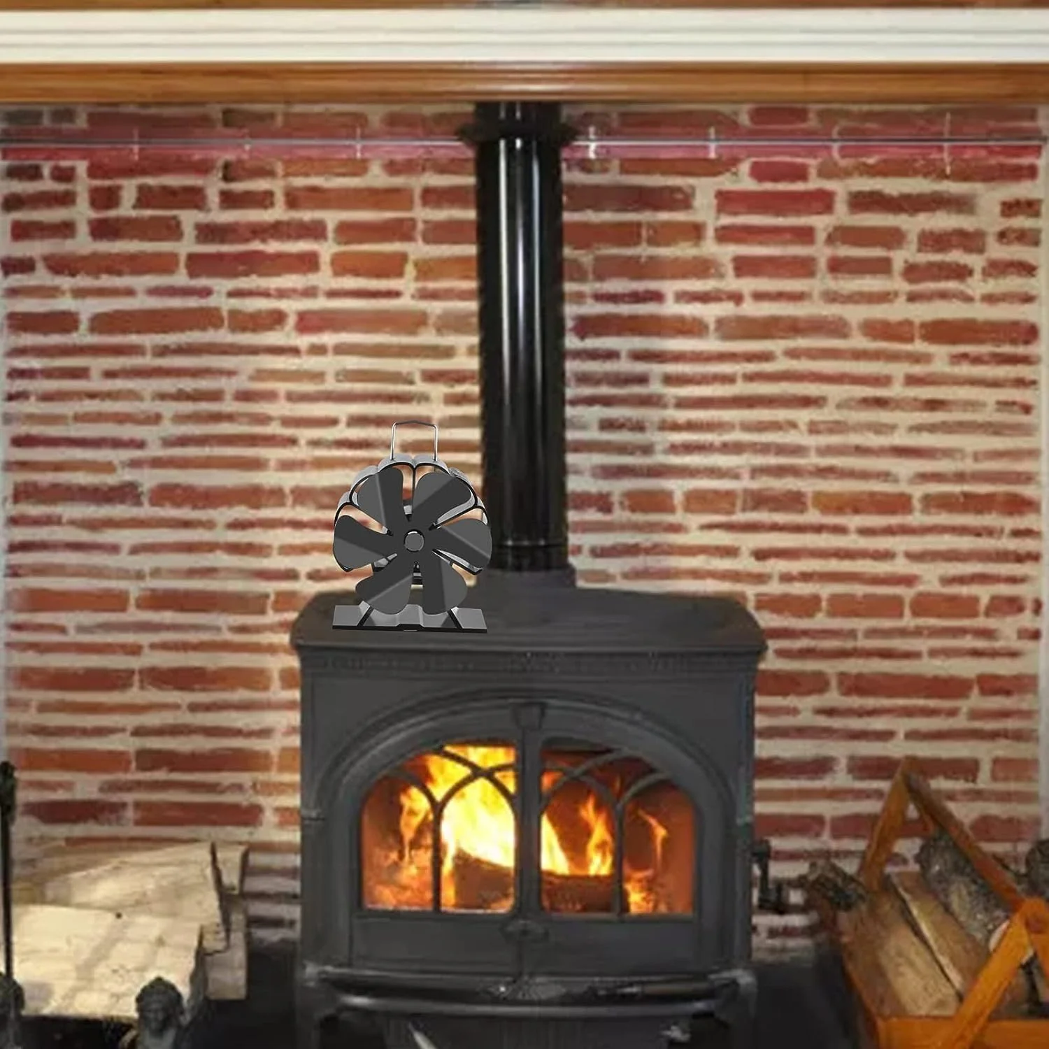 Stove Fan Heat Powered Stove Fan - Image 2