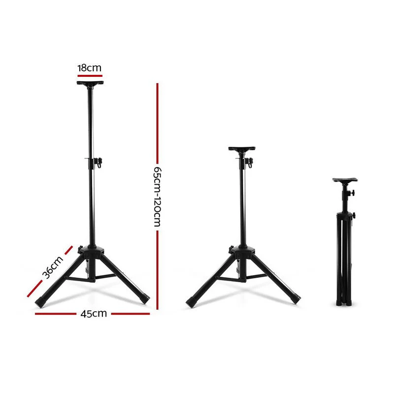 Studio Speaker Stands - Adjustable Height - Pair - Image 2