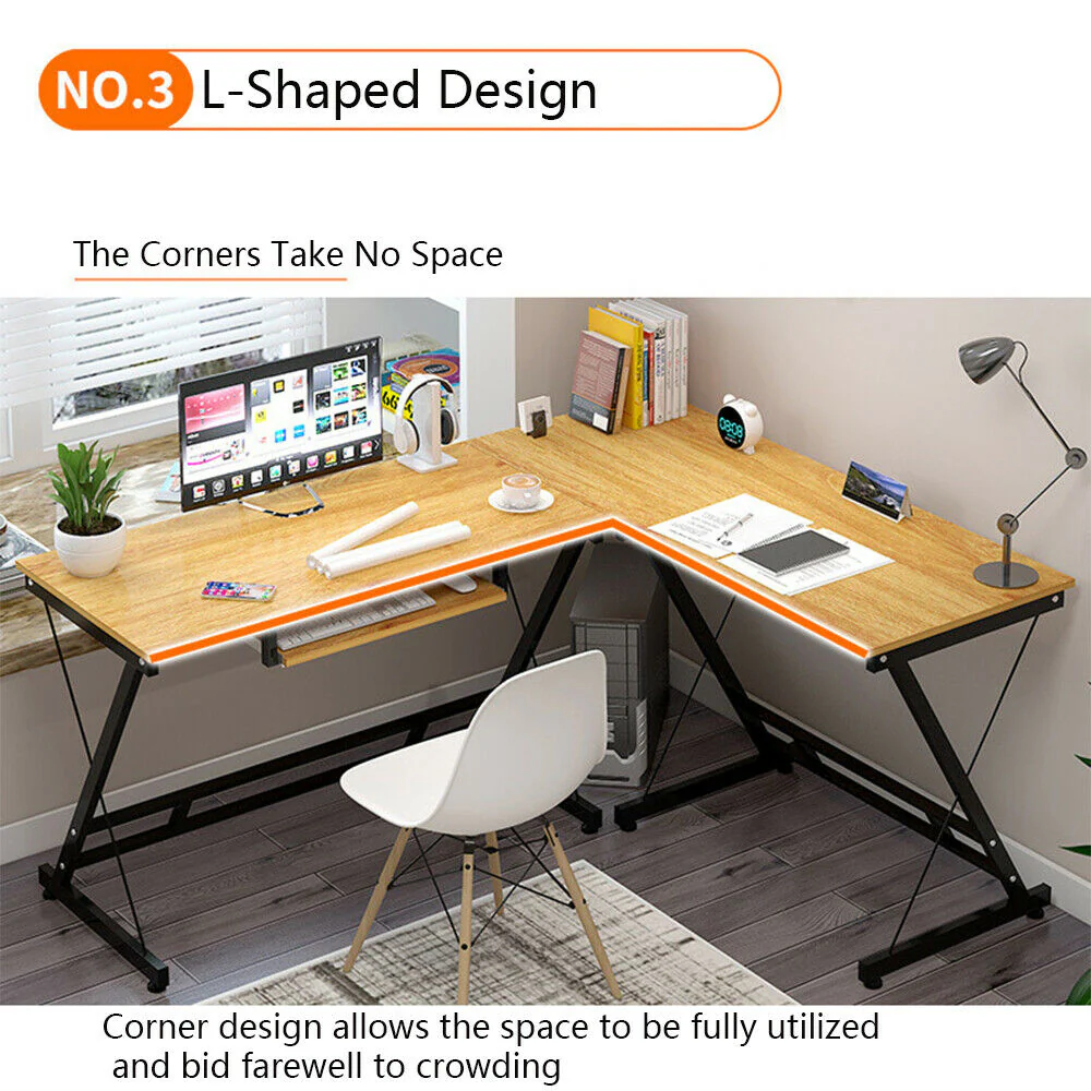 Study Computer Desk - Keyboard Tray - Image 6