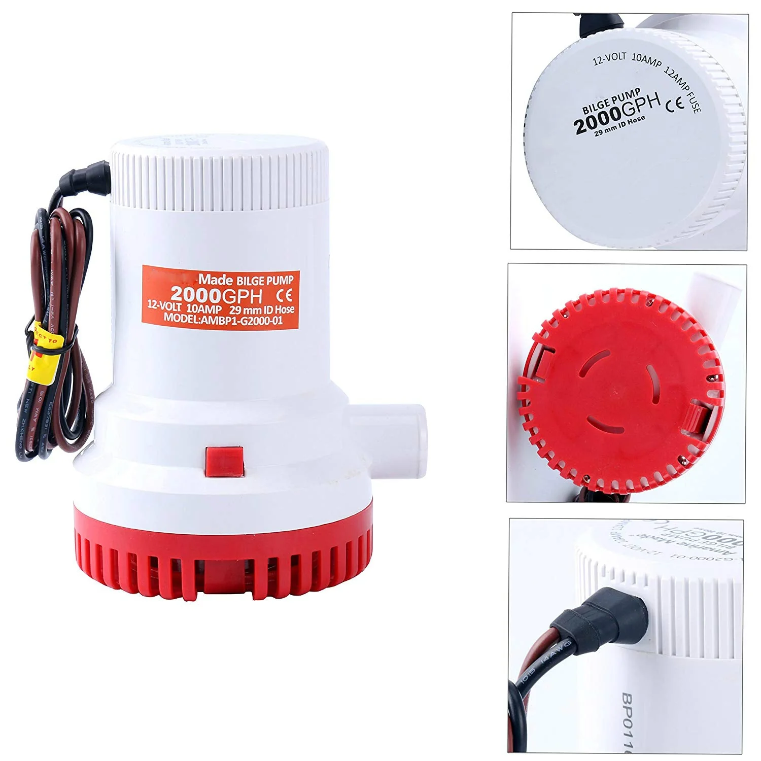 Submersible Bilge Pump 2000GPH - Image 5